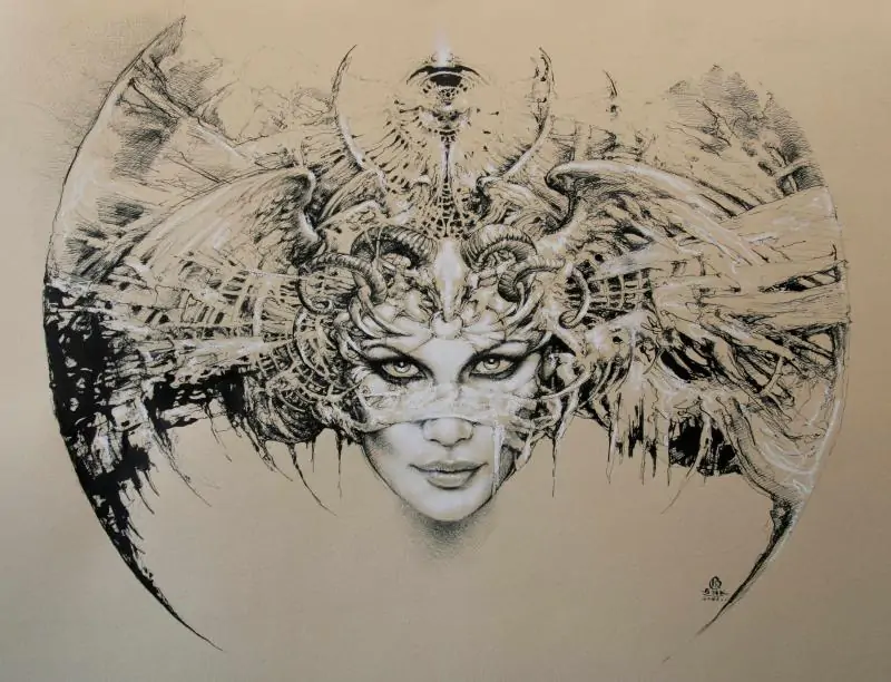chimera 50x60 cm rysunek 2011
